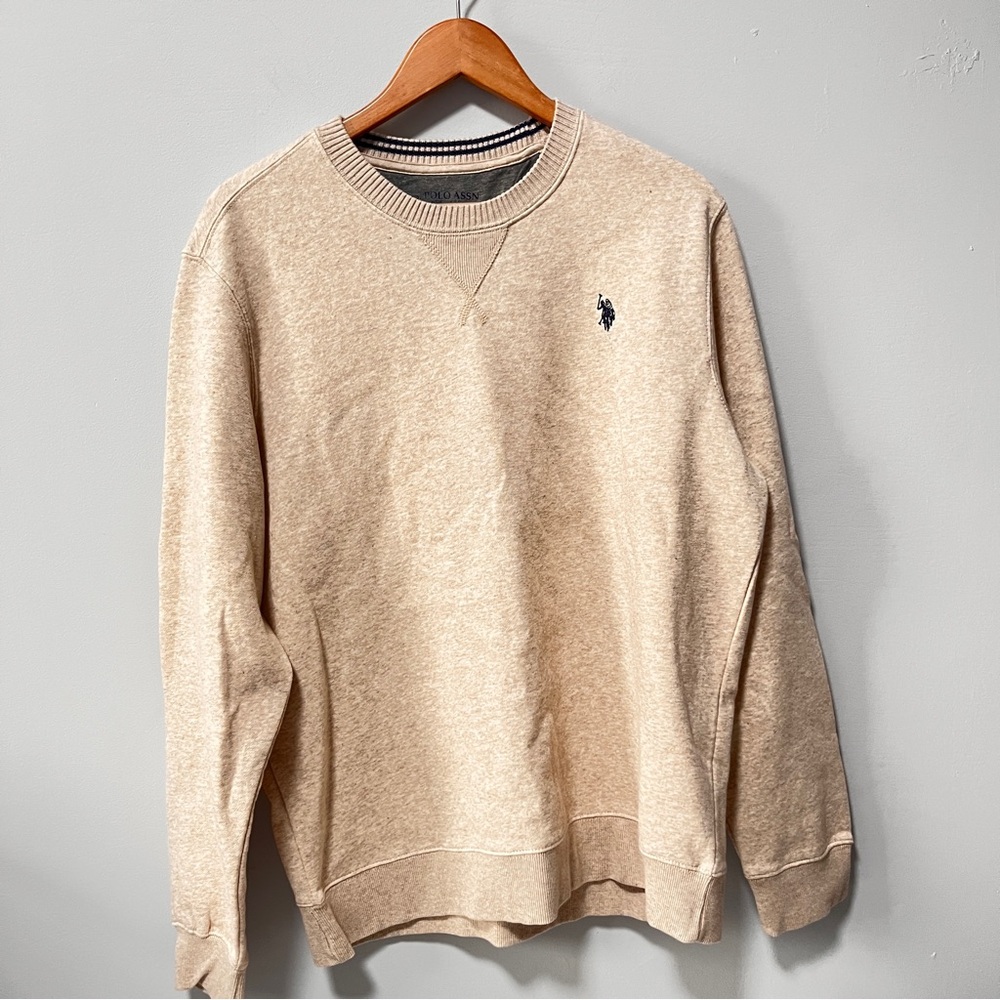 Men's Beige Sweater Size L